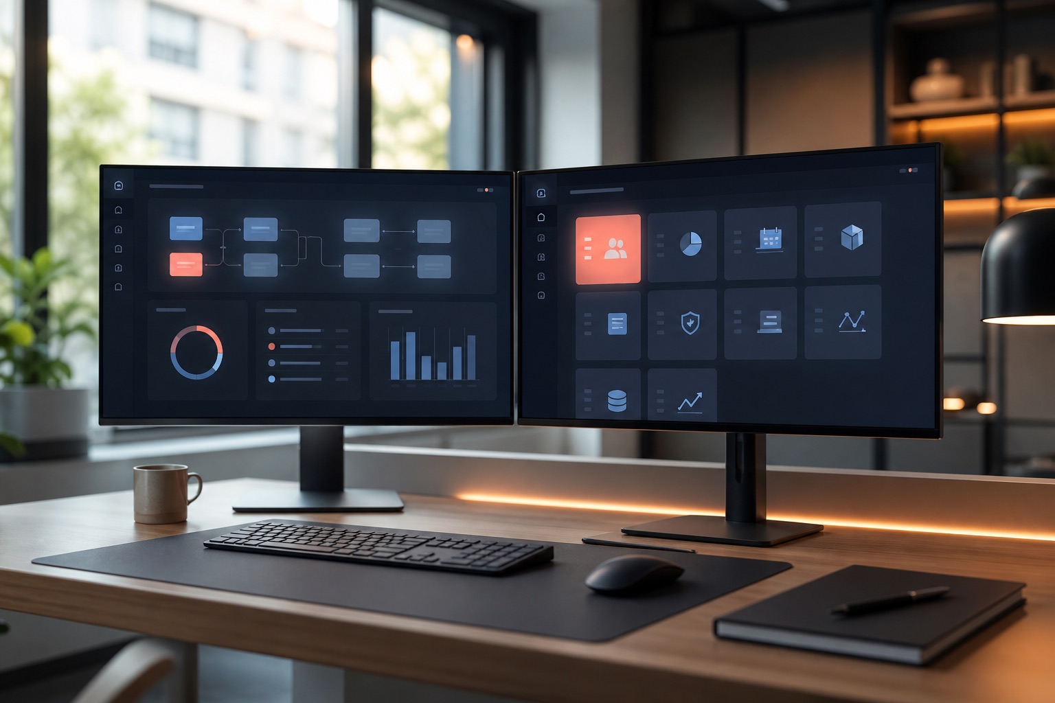 Hermes OS 운영 콘솔 장면